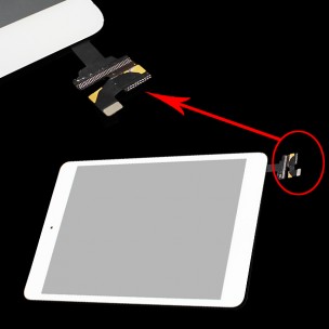 iPad Mini 1 en 2 Voorkant Digitizer Compleet Wit